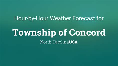 <b>Hourly</b> <b>weather</b> forecast in <b>Concord</b>, CA. . Concord nc weather hourly